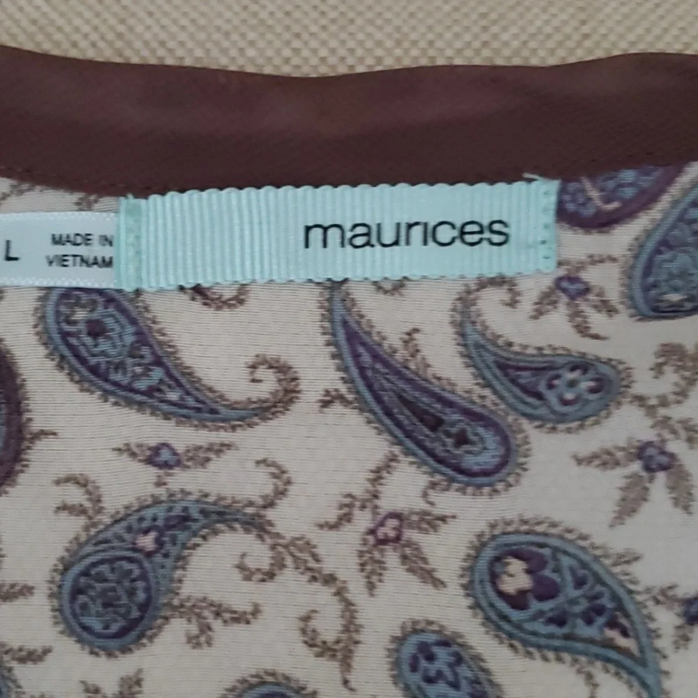 Maunces Print Top